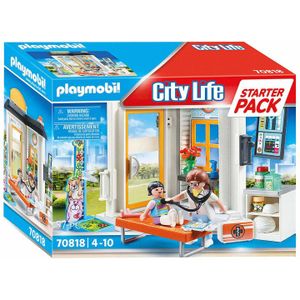 PLAYMOBIL Starterpack City Life Kinderarts - 70818