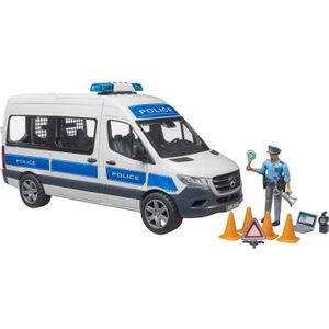 bruder Mercedes-Benz Sprinter politiebus met licht en geluid modelvoertuig 02683