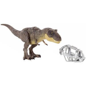 Mattel Jurassic World - Stomp N' Attack T-Rex speelfiguur