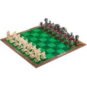 Noble Collection Minecraft Chess Set: Overworld Heroes vs. Hostile Mobs bordspel 2 spelers, 60 minuten, Vanaf 8 jaar