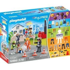 PLAYMOBIL Figures - My Figures: Reddingsmissie constructiespeelgoed 70980