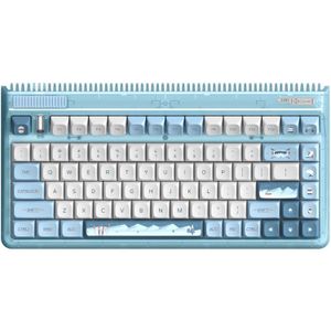 Iqunix OG80 Wintertide Wireless Mechanical Keyboard gaming toetsenbord RGB leds, 80% (TKL), Hot-swappable, PBT, 2.4GHz | Bluetooth 5.1 | USB-C