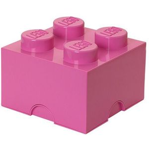 Room Copenhagen LEGO Storage Brick 4 Roze opbergdoos