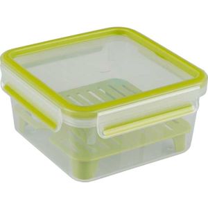 Emsa CLIP & GO Sandwichbox XL lunchbox 1,3 l, met roosterinzet voor 2e niveau