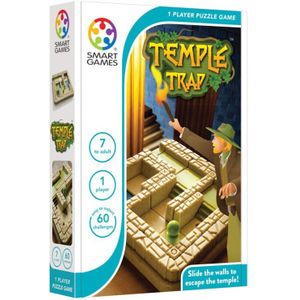SmartGames Temple Trap - Uitdagend denkspel met 60 opdrachten voor jong en oud