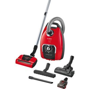 Bosch Hausgeräte Serie 8 BGB8PET1 Stofzuiger Cilinderzuiger Droge Stofzak - Stofzuiger - Rood - Zilver - Zwart