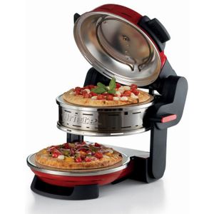 Ariete - PIZZERIA - Dubbele Pizzaoven - 2300W - 2 Pizza's Tegelijk - Max. 400 °C - Rood