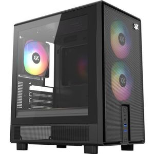 XYZ - Atom - Midi Tower Behuizing - Compact - Micro-ATX - ARGB Verlichting