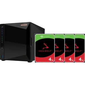 Asustor Drivestor 4 Pro Gen2 incl. 4x Seagate IronWolf 4 TB harde schijf nas