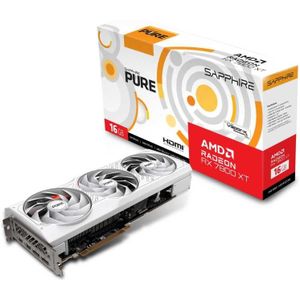 SAPPHIRE Radeon RX 7800 XT PURE GAMING OC 16G grafische kaart RDNA 3, GDDR6, 2x DisplayPort, 2x HDMI 2.1