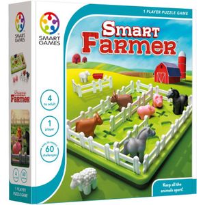 Smart Games Smart Farmer - Puzzelspel voor kinderen en volwassenen - 60 opdrachten