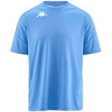 Sportshirt - Zwart - Korte Mouwen - Katoen - Regular Fit