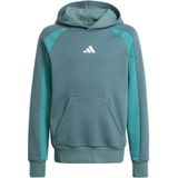 adidas - Hoodie - Groen - Geborstelde Fleece - Junioren