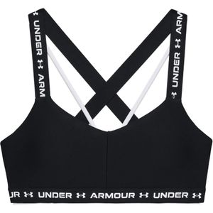 Under Armour - UA Crossback Low - Sport bh - Black - HeatGear - Comfort