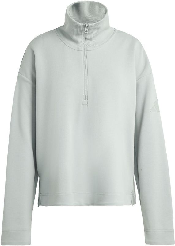 Dames trainingsjack met 1/4 rits adidas Soft Lux