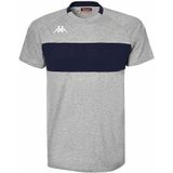 Kappa - T-shirt - Katoen - Regular Fit - Korte Mouwen - Gekleurde Streep