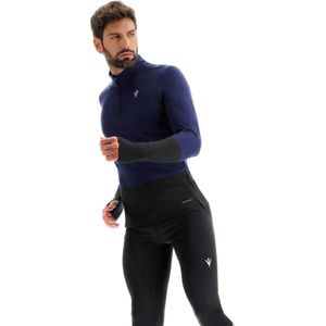 Macron - Run Clayton - Heren Hardloopshirt - Zwart - Lange Mouwen