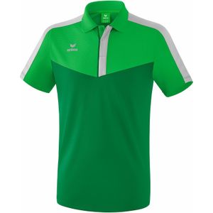Erima Squad Polo Fern Green-Smaragd-Zilver Grijs