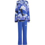 Adidas Essentials Allover Print Hoodie Set Blauw Jongen
