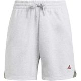 adidas - Studio 3-Stripes - Fleece Short - Hoog - Ruime Pasvorm