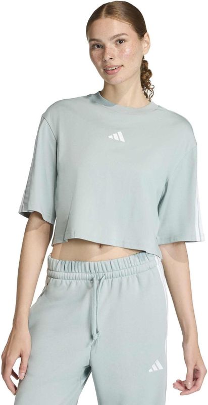 Dames-T-shirt met losse pasvorm adidas Essentials 3-Stripes