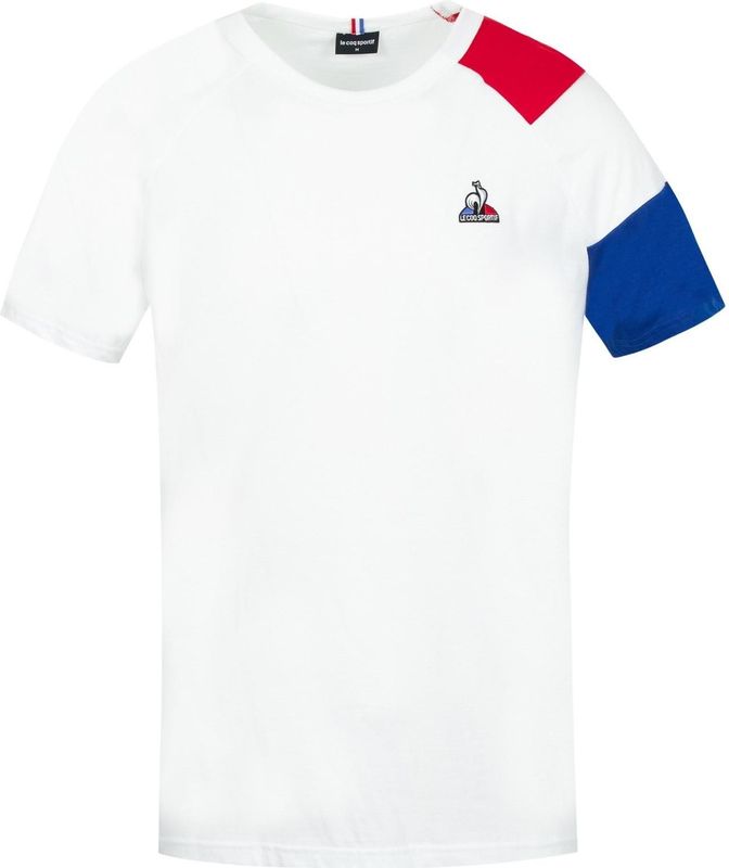 Le Coq Sportif - Bat N°1 - T-shirt - Unisex - Korte Mouwen - 100% Katoen