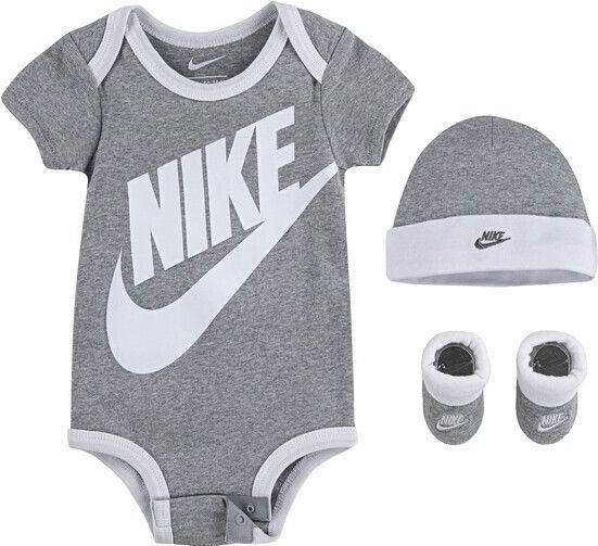 Romper + muts + slofjes voor babyjongens Nike NHN Furura Logo