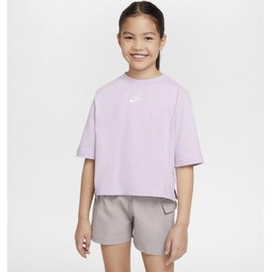 Nike - Sportswear - Meisjestop - Groen - Korte Mouwen
