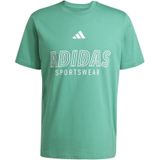 adidas - T-shirt - Zwart - Katoen - Normale Pasvorm