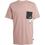T-shirt met zak adidas Lens Evelated