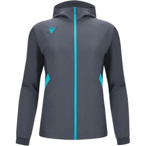 Macron - Victory Tiamat - Jas Met Kap - Antraciet / Neon Sky