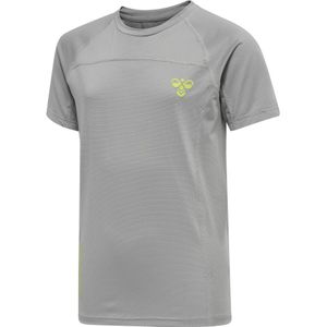 Hummel - GG - Kindertrui - Blauw - 100% Polyester - Logo en Visgraat Waterprint