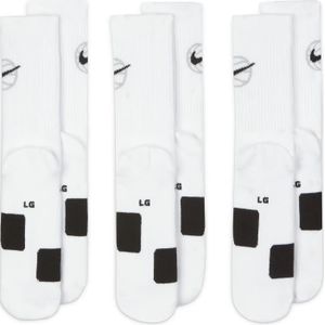 Nike - Everyday Crew - Basketbalsokken - Meerkleurig - 3 Paar