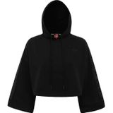 Kappa - Authentic Allas - Dames Sweatshirt - Zwart - Katoen en Polyestermix