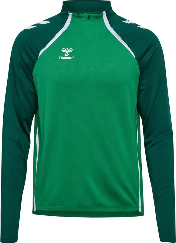Hummel - Lead 2.0 - Sportshirt - Halve Rits - Regular Fit - Duimlussen
