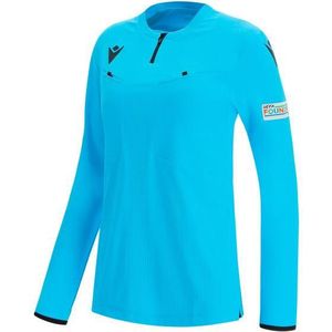 Scheidsrechtershirt lange mouwen voor dames Macron Uefa 2021