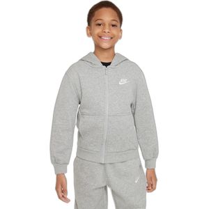 Kindertrui met rits en capuchon Nike Club FT LBR