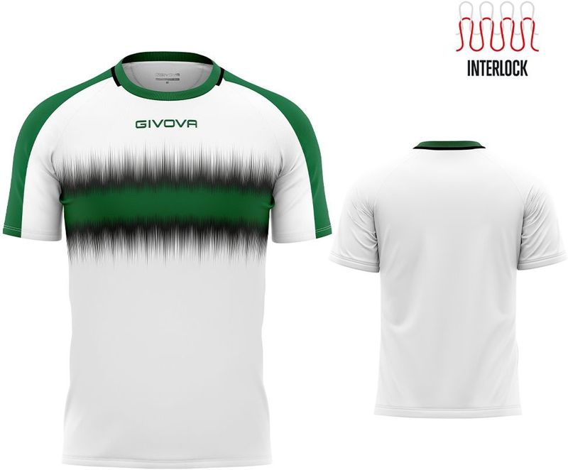 Sports t-shirt givova radio green-black