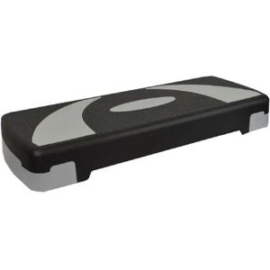 Stap Sporti - Antislip Step - Zwart - Verstelbare Hoogte 10/15/20 cm, Maximaal Gewicht 120 Kg