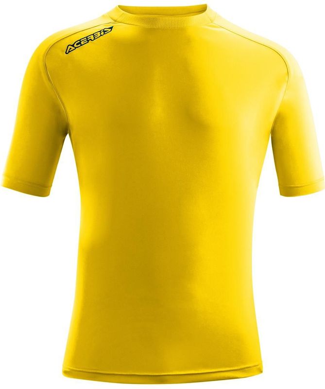 Acerbis - ATLANTIS - Trainingsshirt - Geel - Korte Mouw - 100% Polyester