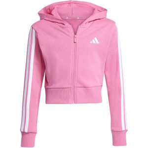adidas - Essentials 3-Stripes - Hoodie - Zwart - Met Volledige Rits