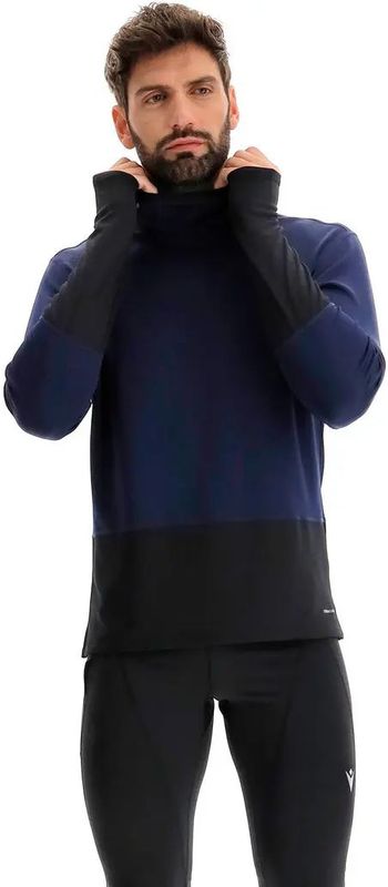 Macron - Run - Coltrui - Blauw/Zwart - Lange Mouwen