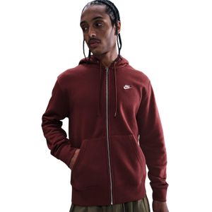 Hooded sweatshirt met rits Nike Club