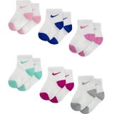 Nike - Pop Color - Enkelsokken - Verpakking van 6 - Diverse Kleuren