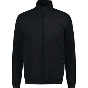 Le Coq Sportif - ESS T/T - Sweatshirt - Zwart - Met Rits