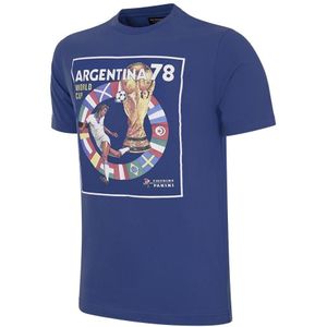 COPA - Panini FIFA Argentinië 1978 WK T-shirt - Blauw - Heren