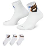 Nike - Everyday Cushioned - Sokken - Wit - 3 Pack