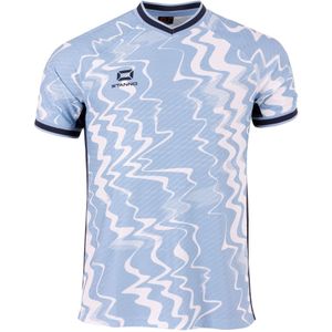 Stanno - Wave Shirt - Blauw - Sportshirt - V-hals - 100% Gerecycled Polyester