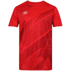 Umbro - League - T-shirt - Rouge/Bordeaux - Korte Mouwen