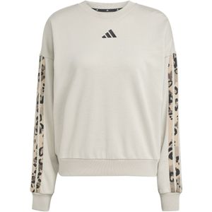 Dames sweatshirt adidas Animal Print French Terry 3 Stripes